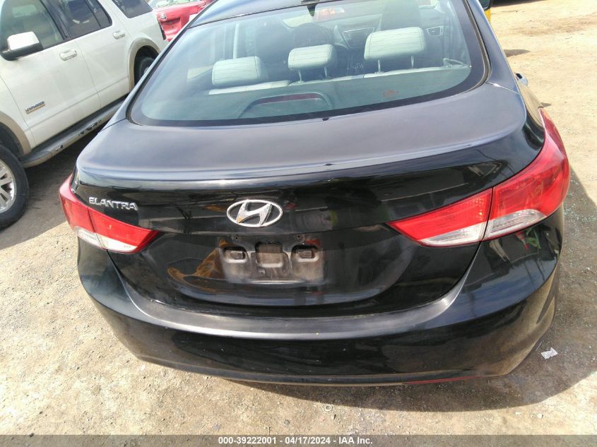 2013 Hyundai Elantra Gls VIN: KMHDH4AE6DU014054 Lot: 39222001