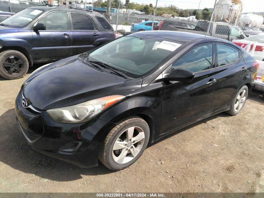 2013 Hyundai Elantra Gls VIN: KMHDH4AE6DU014054 Lot: 39222001