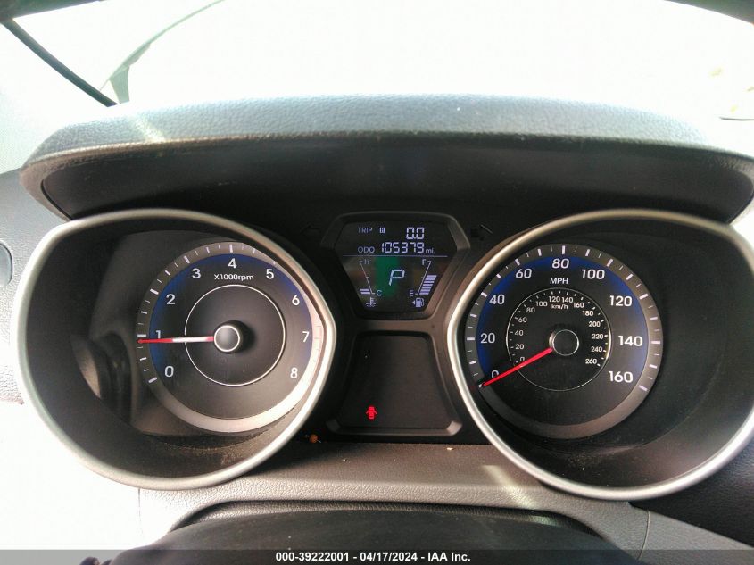 2013 Hyundai Elantra Gls VIN: KMHDH4AE6DU014054 Lot: 39222001