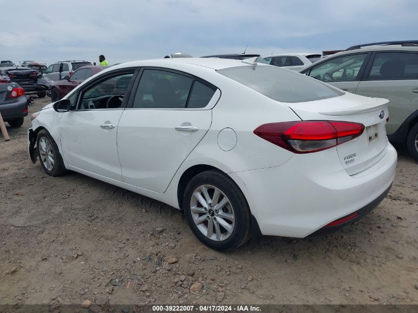 2017 Kia Forte S VIN: 3KPFL4A79HE135503 Lot: 39222007