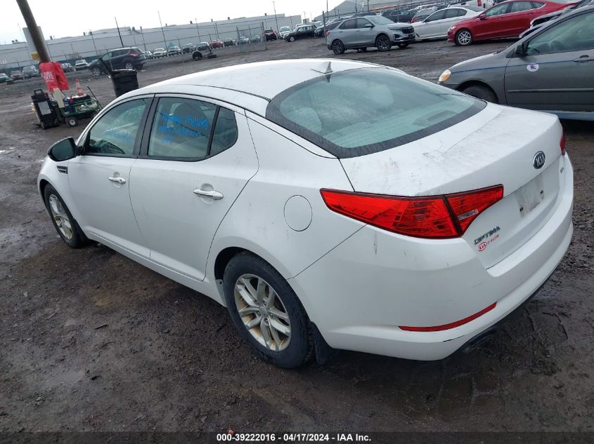2013 Kia Optima Lx VIN: KNAGM4A75D5392839 Lot: 39222016