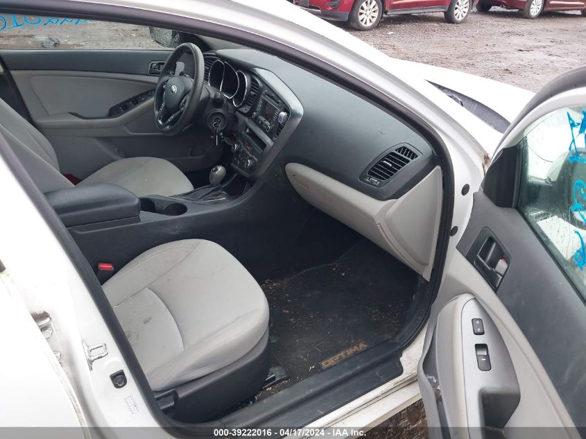 2013 Kia Optima Lx VIN: KNAGM4A75D5392839 Lot: 39222016