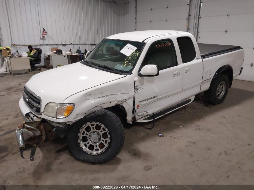 2001 Toyota Tundra Ltd V8 VIN: 5TBBT48131S174866 Lot: 39222029