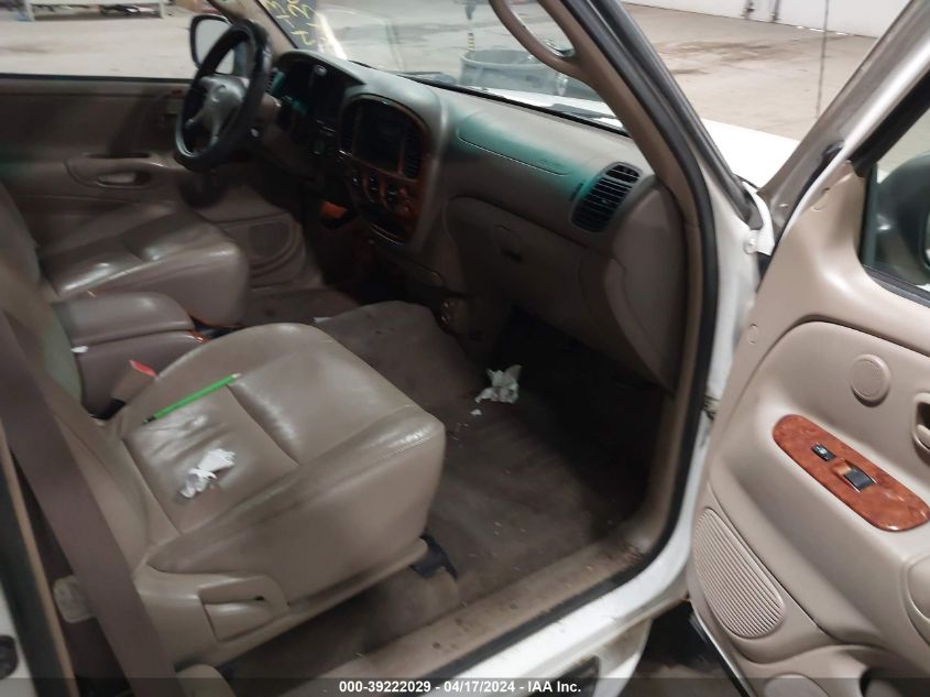 2001 Toyota Tundra Ltd V8 VIN: 5TBBT48131S174866 Lot: 39222029