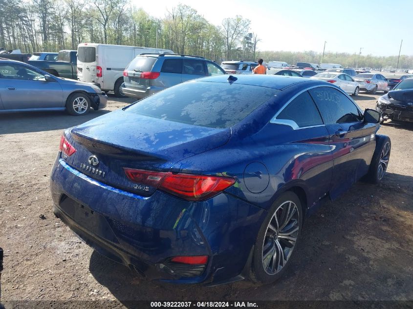 2018 Infiniti Q60 3.0T Red Sport 400 VIN: JN1FV7EL7JM630554 Lot: 39222037