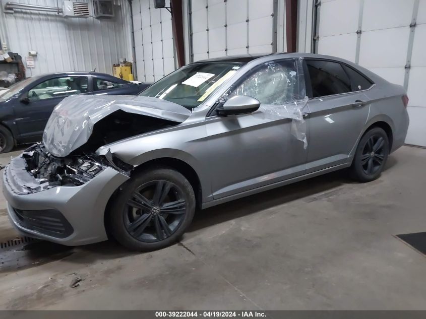 2022 Volkswagen Jetta 1.5T Se VIN: 3VW7M7BU9NM023810 Lot: 39222044