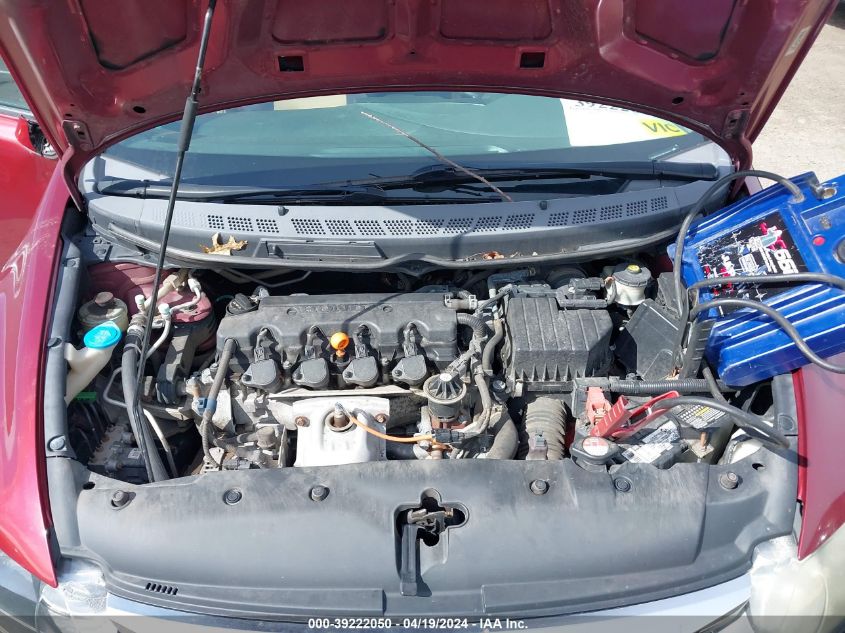 2009 Honda Civic Lx VIN: 19XFA16549E038528 Lot: 39222050