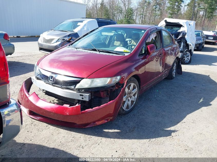 2009 Honda Civic Lx VIN: 19XFA16549E038528 Lot: 39222050