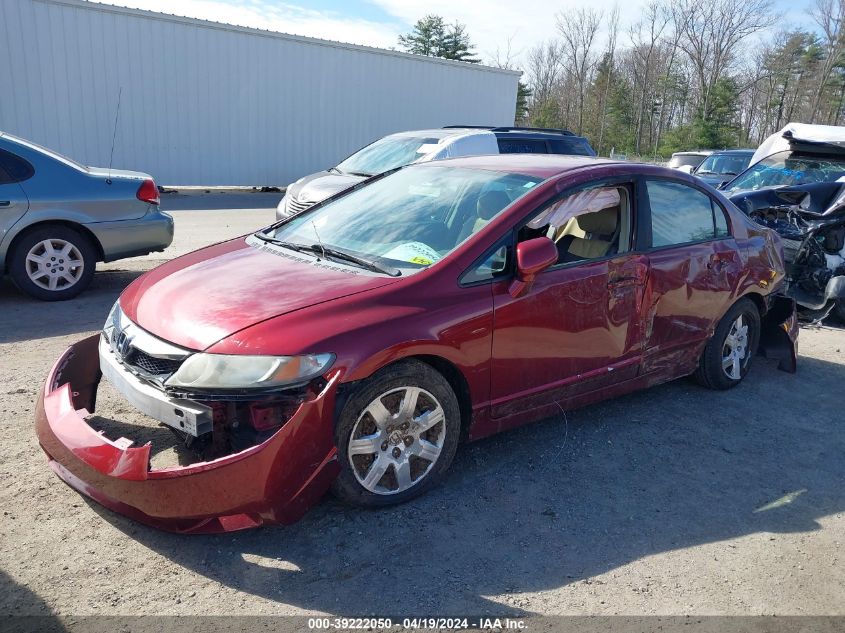 2009 Honda Civic Lx VIN: 19XFA16549E038528 Lot: 39222050