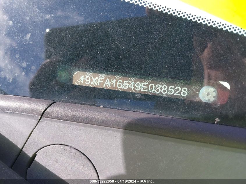 2009 Honda Civic Lx VIN: 19XFA16549E038528 Lot: 39222050