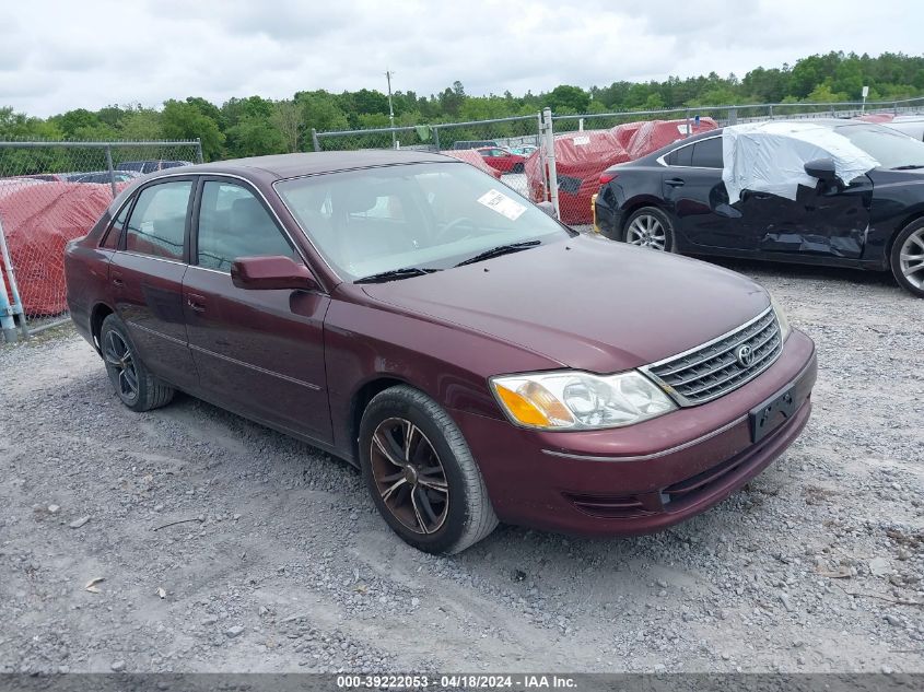 2003 Toyota Avalon Xl VIN: 4T1BF28B63U296398 Lot: 39222053