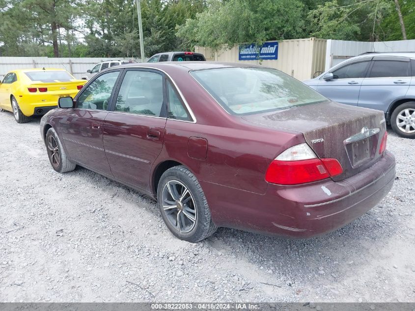 2003 Toyota Avalon Xl VIN: 4T1BF28B63U296398 Lot: 39222053