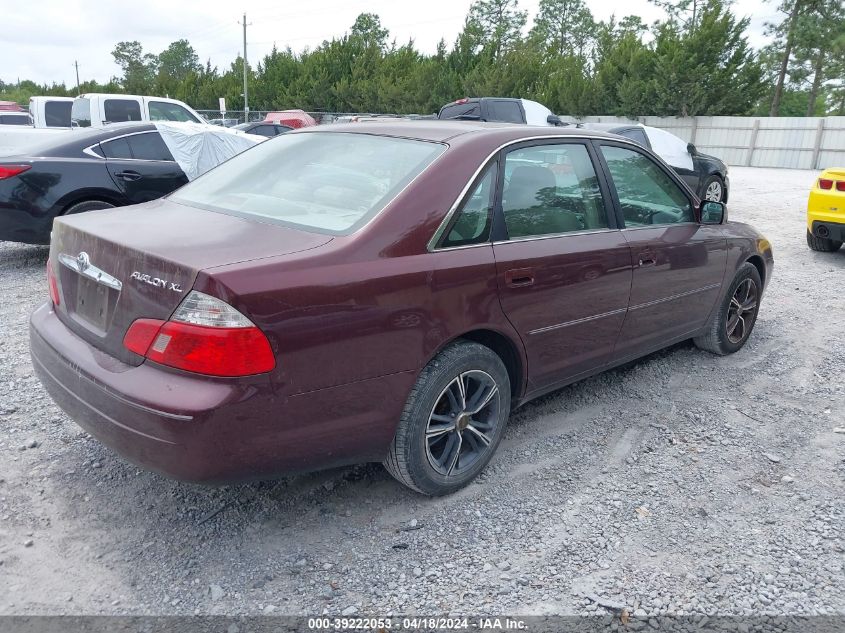 2003 Toyota Avalon Xl VIN: 4T1BF28B63U296398 Lot: 39222053