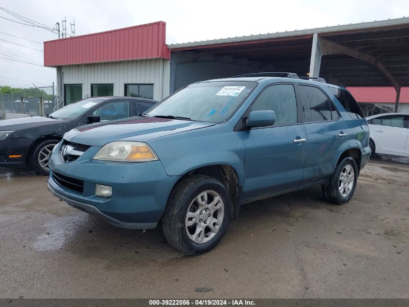 2005 Acura Mdx VIN: 2HNYD18855H533448 Lot: 39222056