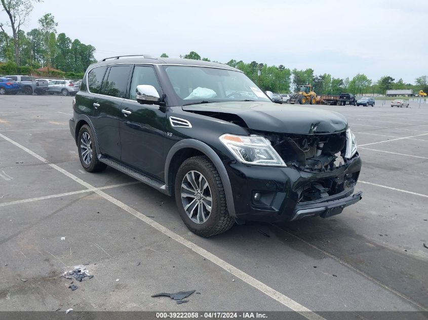 2020 Nissan Armada Sl 2Wd VIN: JN8AY2ND1L9106837 Lot: 39222058