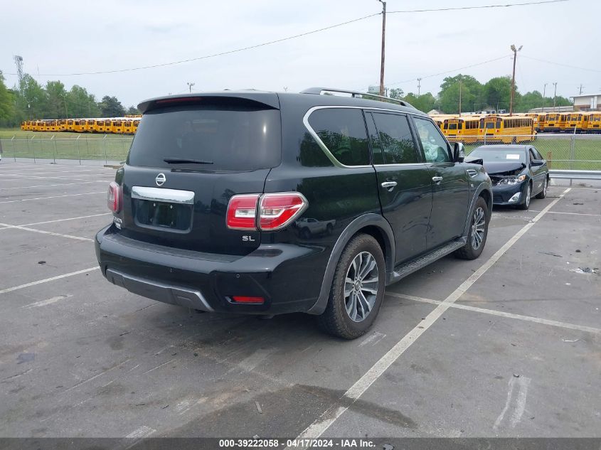 2020 Nissan Armada Sl 2Wd VIN: JN8AY2ND1L9106837 Lot: 39222058