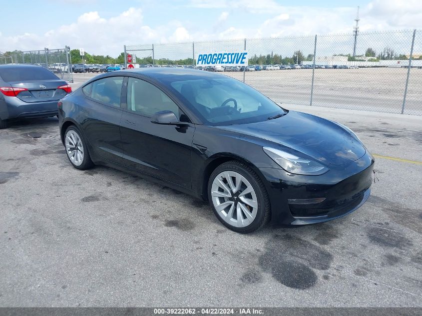 2023 Tesla Model 3 Rear-Wheel Drive VIN: 5YJ3E1EA8PF428741 Lot: 39222062