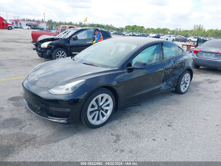 2023 Tesla Model 3 Rear-Wheel Drive VIN: 5YJ3E1EA8PF428741 Lot: 39222062