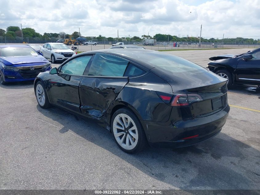 2023 Tesla Model 3 Rear-Wheel Drive VIN: 5YJ3E1EA8PF428741 Lot: 39222062