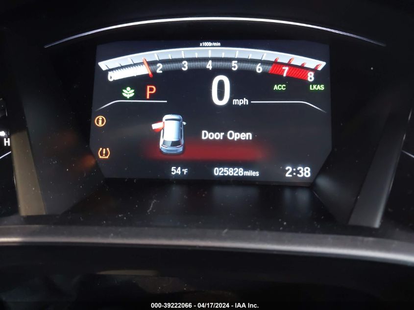 2020 Honda Cr-V 2Wd Ex-L VIN: 2HKRW1H81LH415616 Lot: 39222066