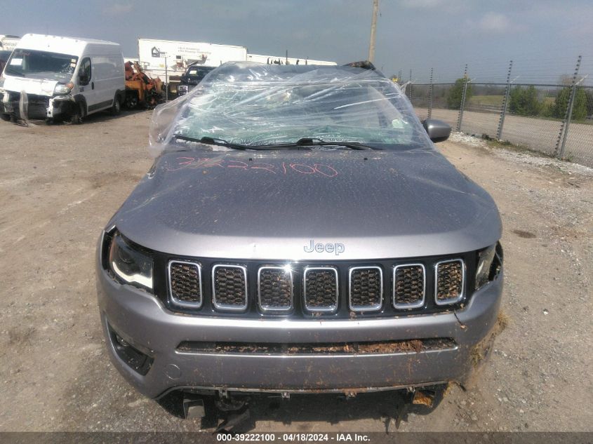 2018 Jeep Compass Latitude 4X4 VIN: 3C4NJDBB8JT392707 Lot: 39222100