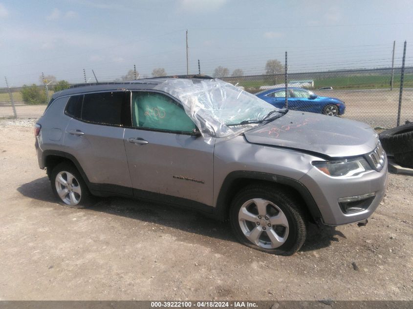 2018 Jeep Compass Latitude 4X4 VIN: 3C4NJDBB8JT392707 Lot: 39222100