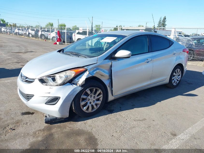 2012 Hyundai Elantra Gls (Ulsan Plant) VIN: KMHDH4AE2CU377045 Lot: 39222108