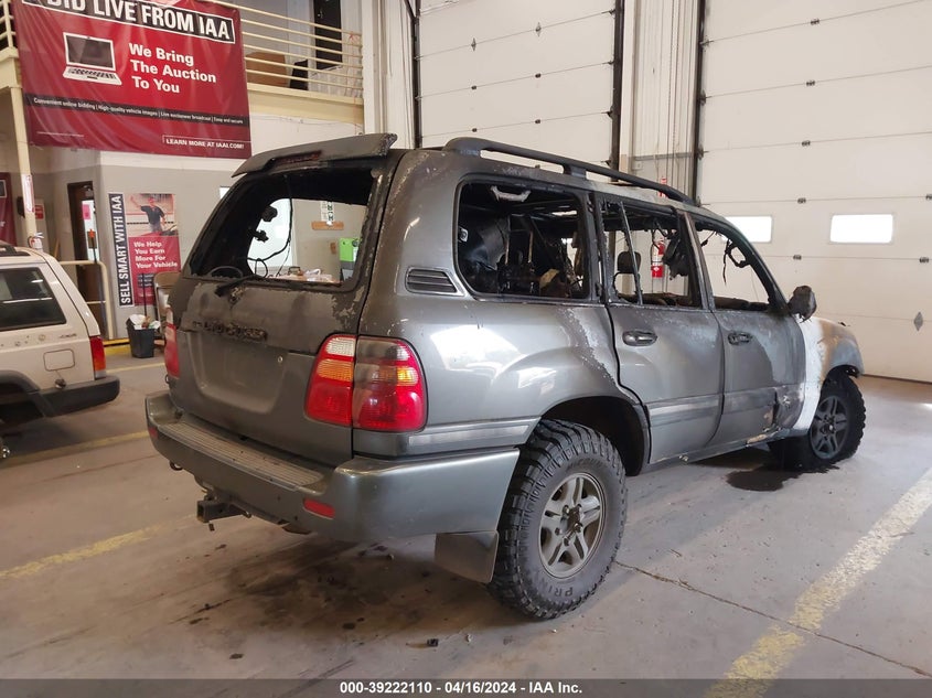 2000 Toyota Land Cruiser VIN: JT3HT05JXY0080502 Lot: 39222110