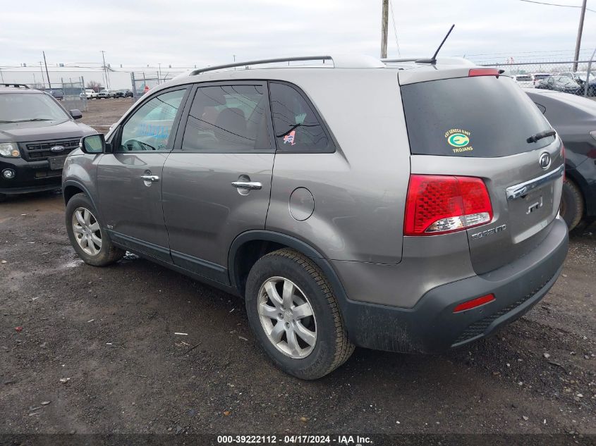 2011 Kia Sorento Lx VIN: 5XYKTCA15BG154676 Lot: 39222112