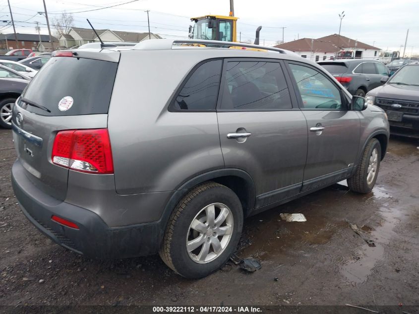 2011 Kia Sorento Lx VIN: 5XYKTCA15BG154676 Lot: 39222112
