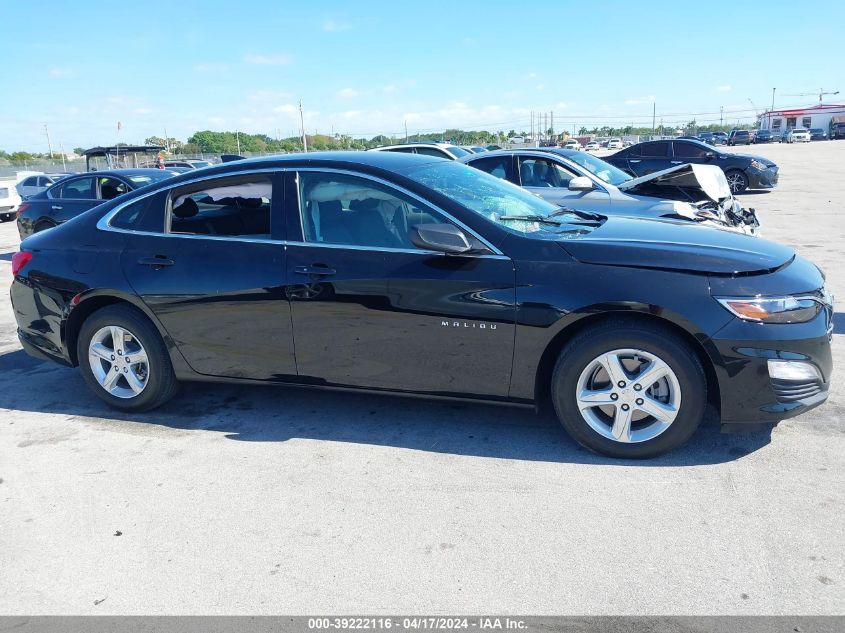 2022 Chevrolet Malibu Fwd Ls VIN: 1G1ZB5ST0NF187355 Lot: 39222116