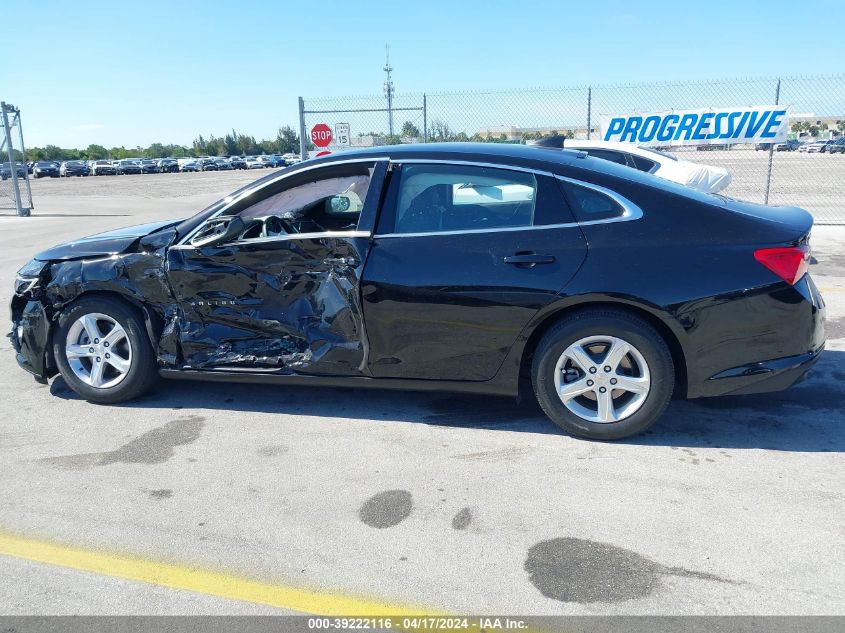 2022 Chevrolet Malibu Fwd Ls VIN: 1G1ZB5ST0NF187355 Lot: 39222116