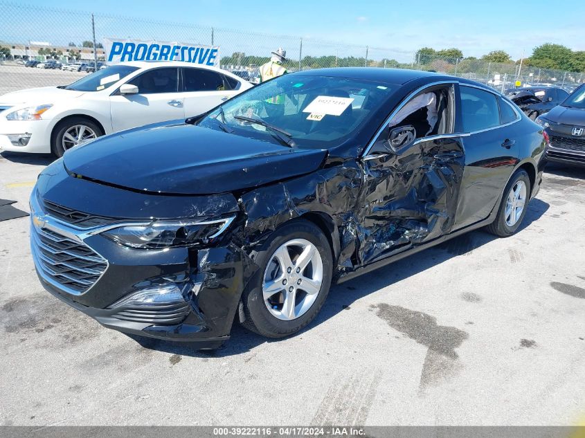 2022 Chevrolet Malibu Fwd Ls VIN: 1G1ZB5ST0NF187355 Lot: 39222116