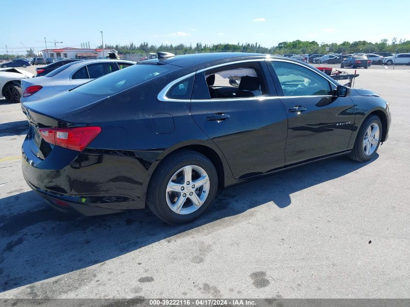 2022 Chevrolet Malibu Fwd Ls VIN: 1G1ZB5ST0NF187355 Lot: 39222116