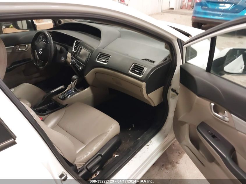 2013 Honda Civic Ex-L VIN: 19XFB2F9XDE021456 Lot: 39222129