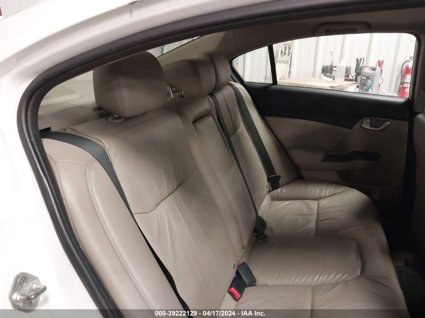 2013 Honda Civic Ex-L VIN: 19XFB2F9XDE021456 Lot: 39222129