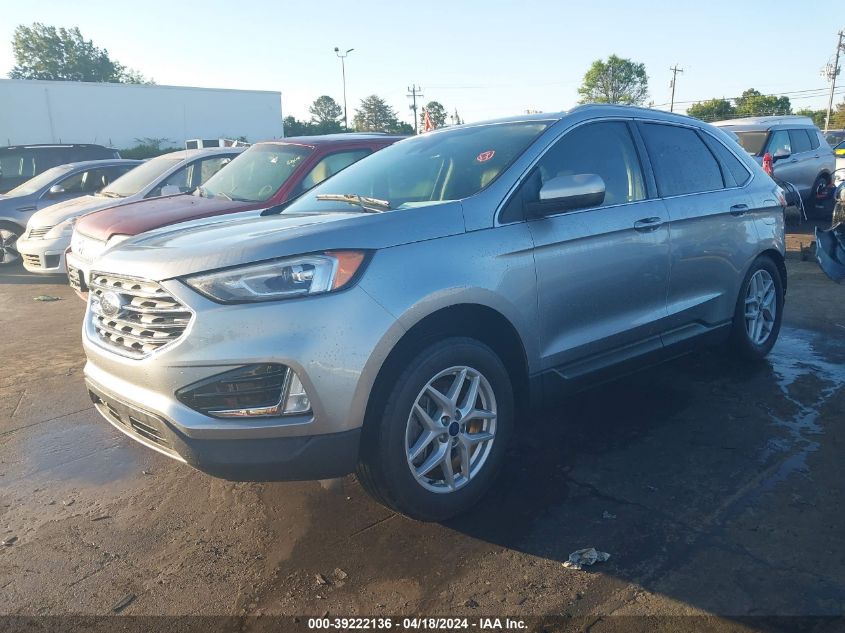 2021 Ford Edge Sel VIN: 2FMPK3J97MBA47856 Lot: 39222136