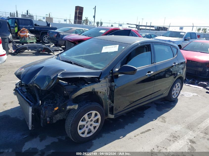 2014 Hyundai Accent Gs VIN: KMHCT5AE3EU175480 Lot: 39222149