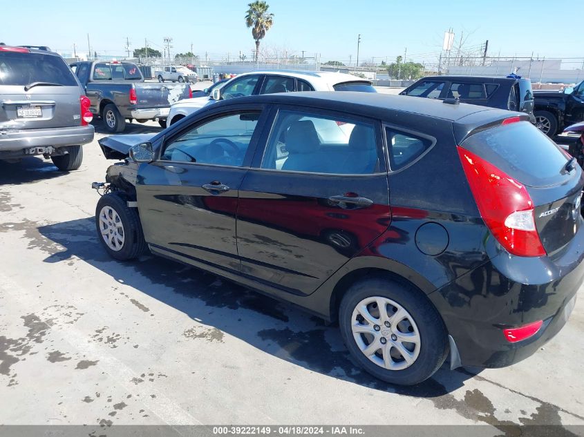 2014 Hyundai Accent Gs VIN: KMHCT5AE3EU175480 Lot: 39222149