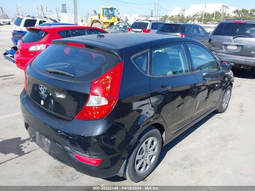 2014 Hyundai Accent Gs VIN: KMHCT5AE3EU175480 Lot: 39222149