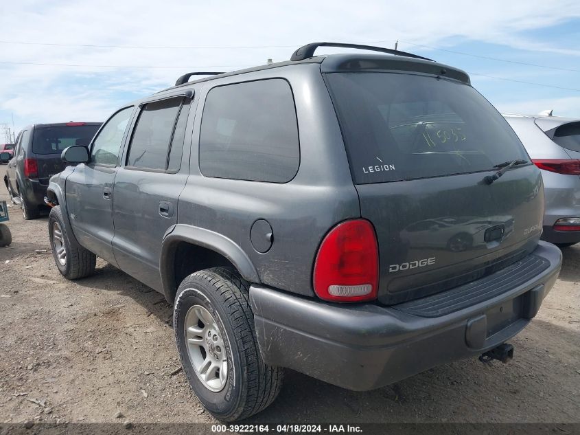 2002 Dodge Durango Sport VIN: 1B4HS38N32F165035 Lot: 39222164