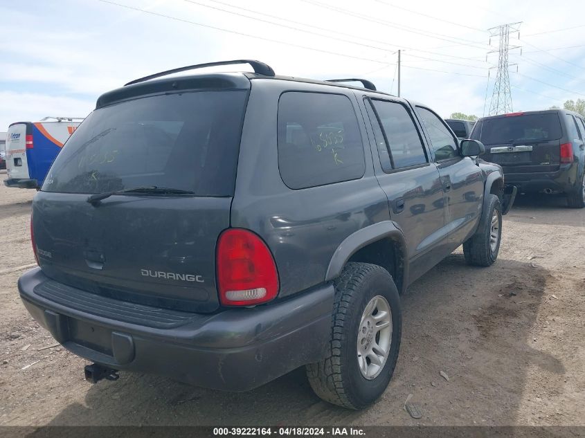 2002 Dodge Durango Sport VIN: 1B4HS38N32F165035 Lot: 39222164