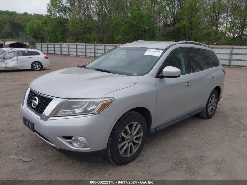 2014 Nissan Pathfinder Sv VIN: 5N1AR2MM6EC731021 Lot: 39222178