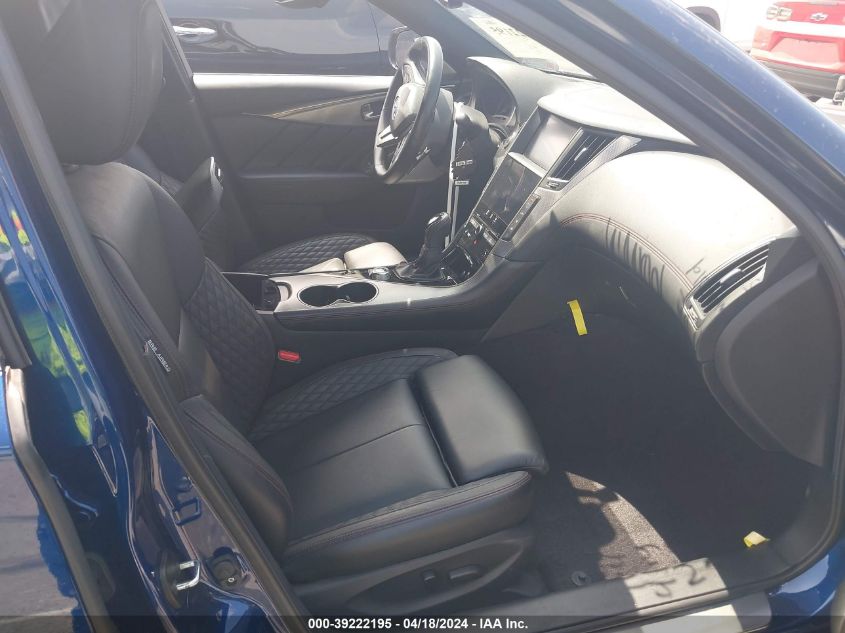 2019 Infiniti Q50 3.0T Red Sport 400 VIN: JN1FV7APXKM780197 Lot: 39222195