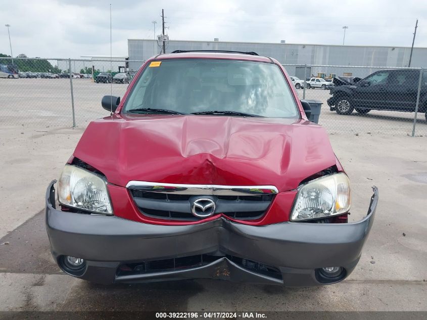 2003 Mazda Tribute Lx V6 VIN: 4F2CZ041X3KM53282 Lot: 39222196