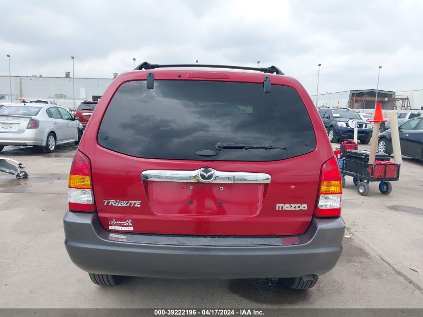 2003 Mazda Tribute Lx V6 VIN: 4F2CZ041X3KM53282 Lot: 39222196