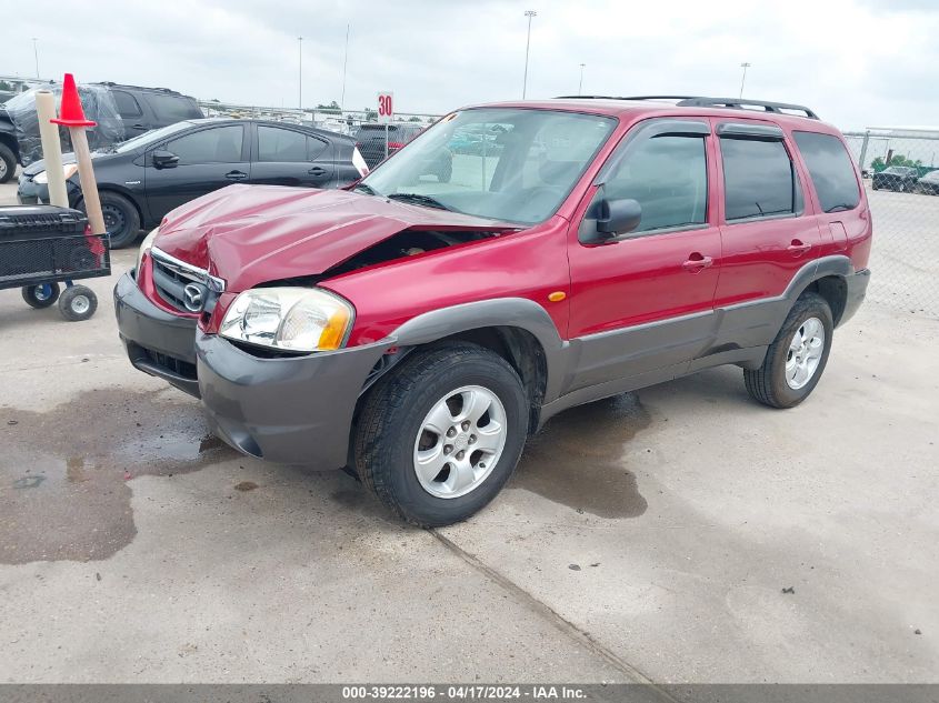 2003 Mazda Tribute Lx V6 VIN: 4F2CZ041X3KM53282 Lot: 39222196