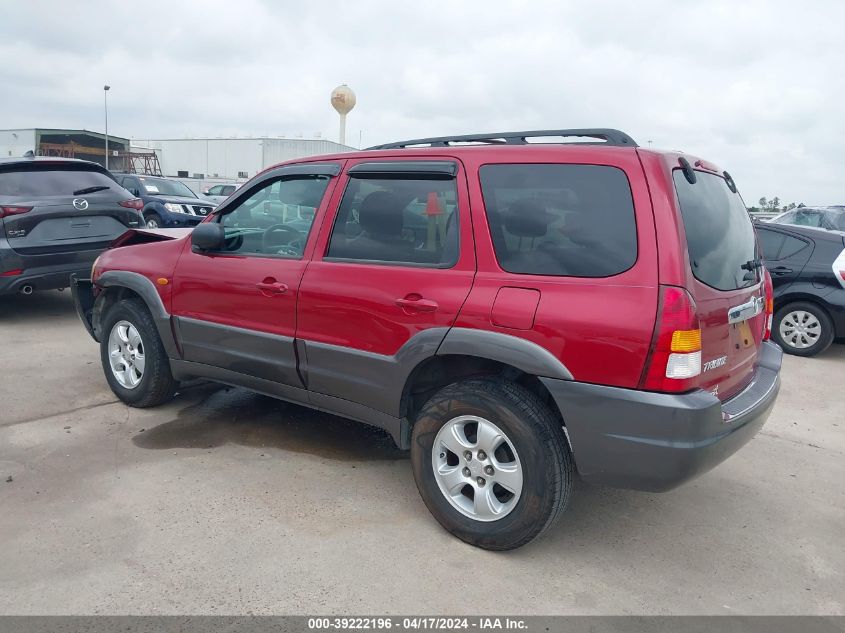 2003 Mazda Tribute Lx V6 VIN: 4F2CZ041X3KM53282 Lot: 39222196