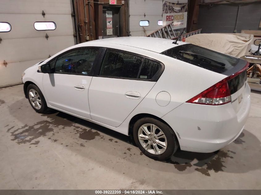 2010 Honda Insight Ex VIN: JHMZE2H79AS004686 Lot: 39222205