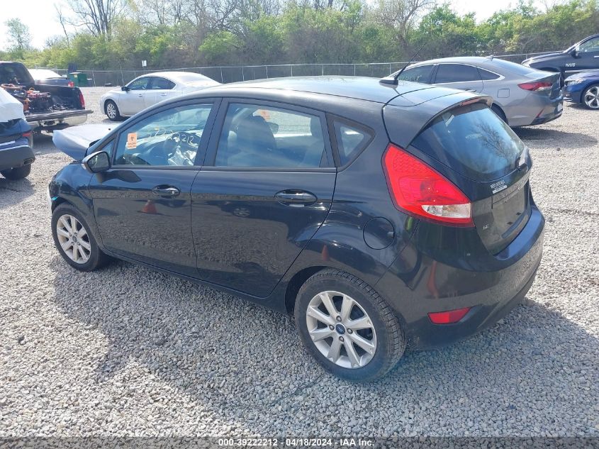 2013 Ford Fiesta Se VIN: 3FADP4EJXDM107068 Lot: 39222212